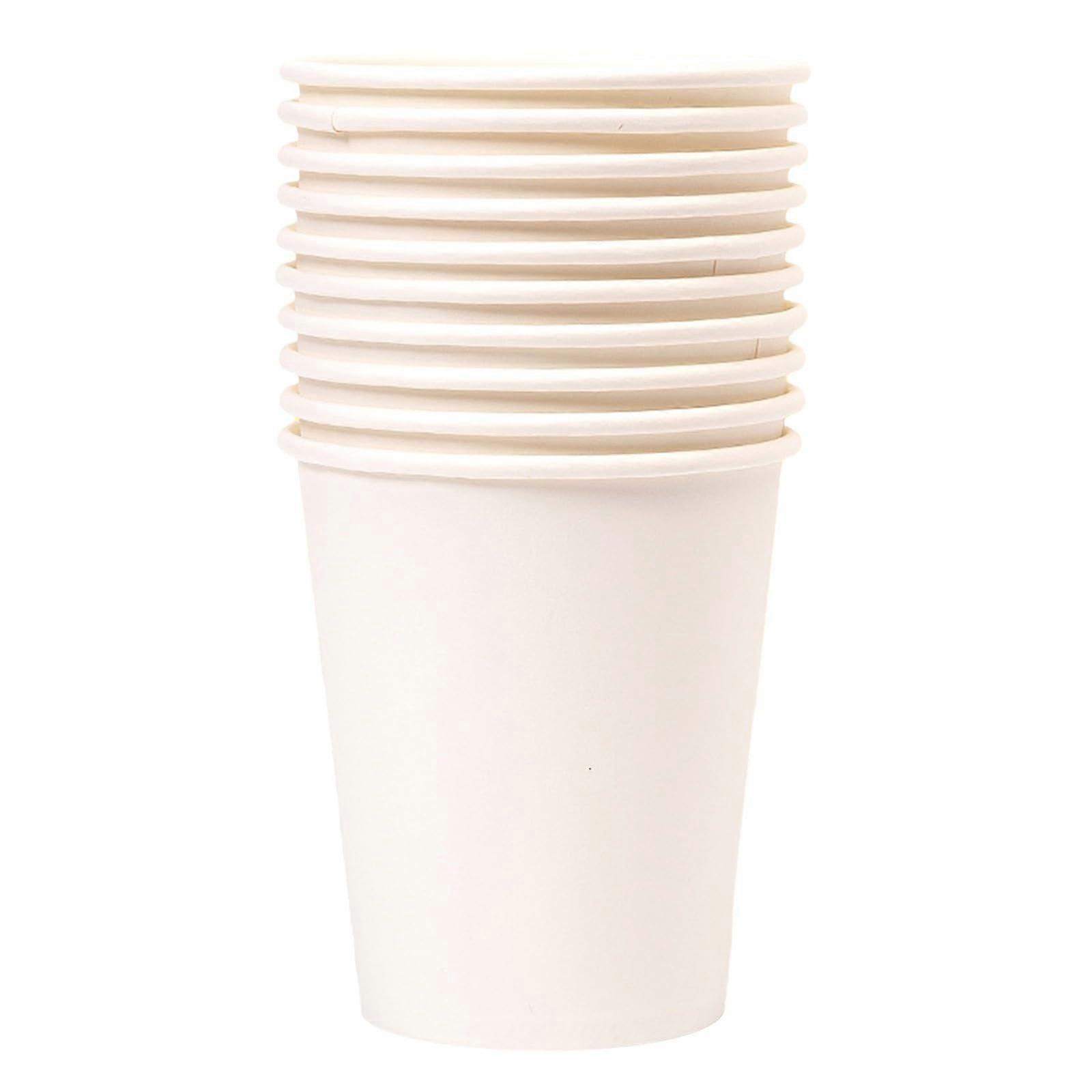 Disposable Paper Cups 9oz MultiColor Pack DIY Friendly Durable Party Drinking Cups Bulk