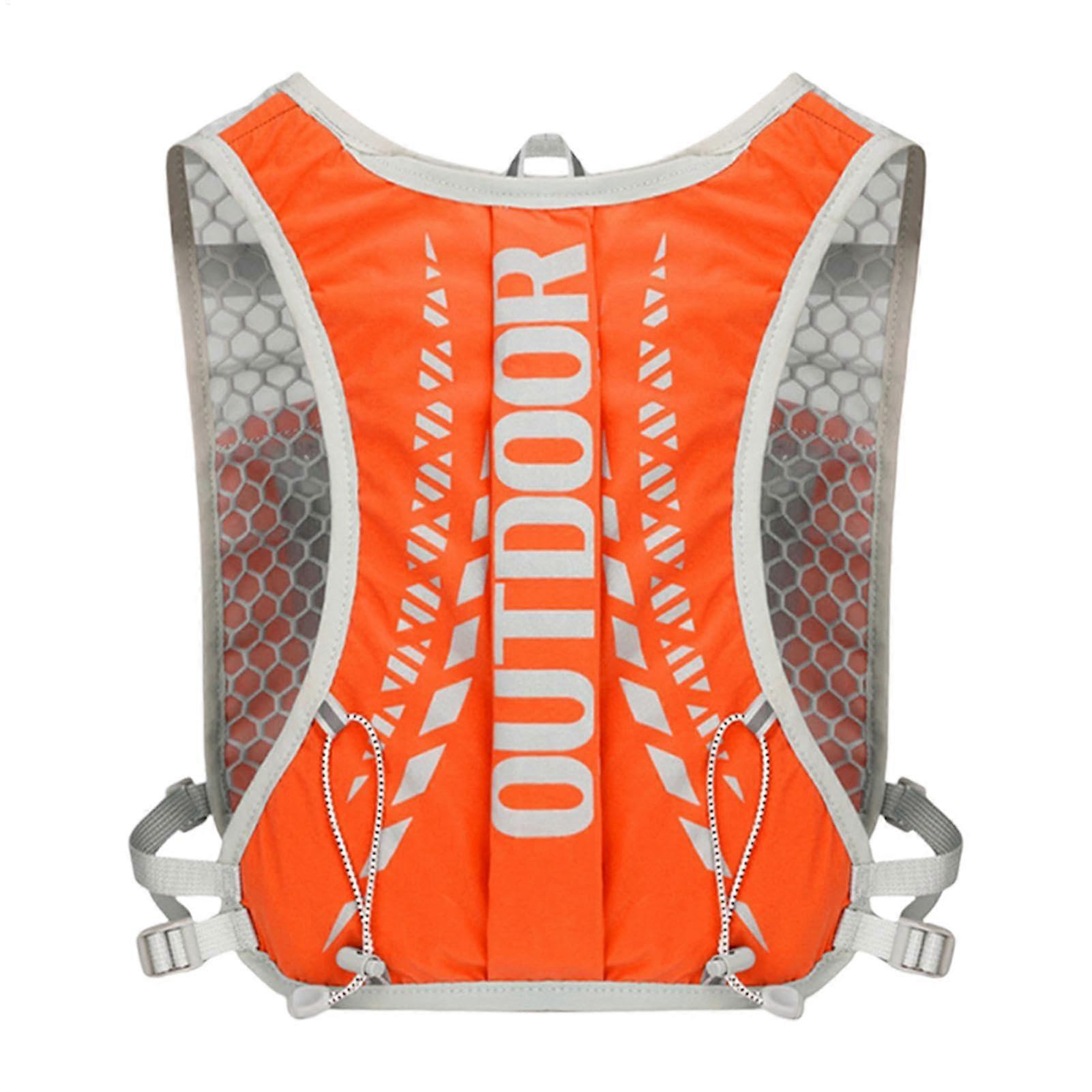 Lightweight Hydration Backpack 5L with Reflective Strips and Breathable Mesh for Hiking and Running