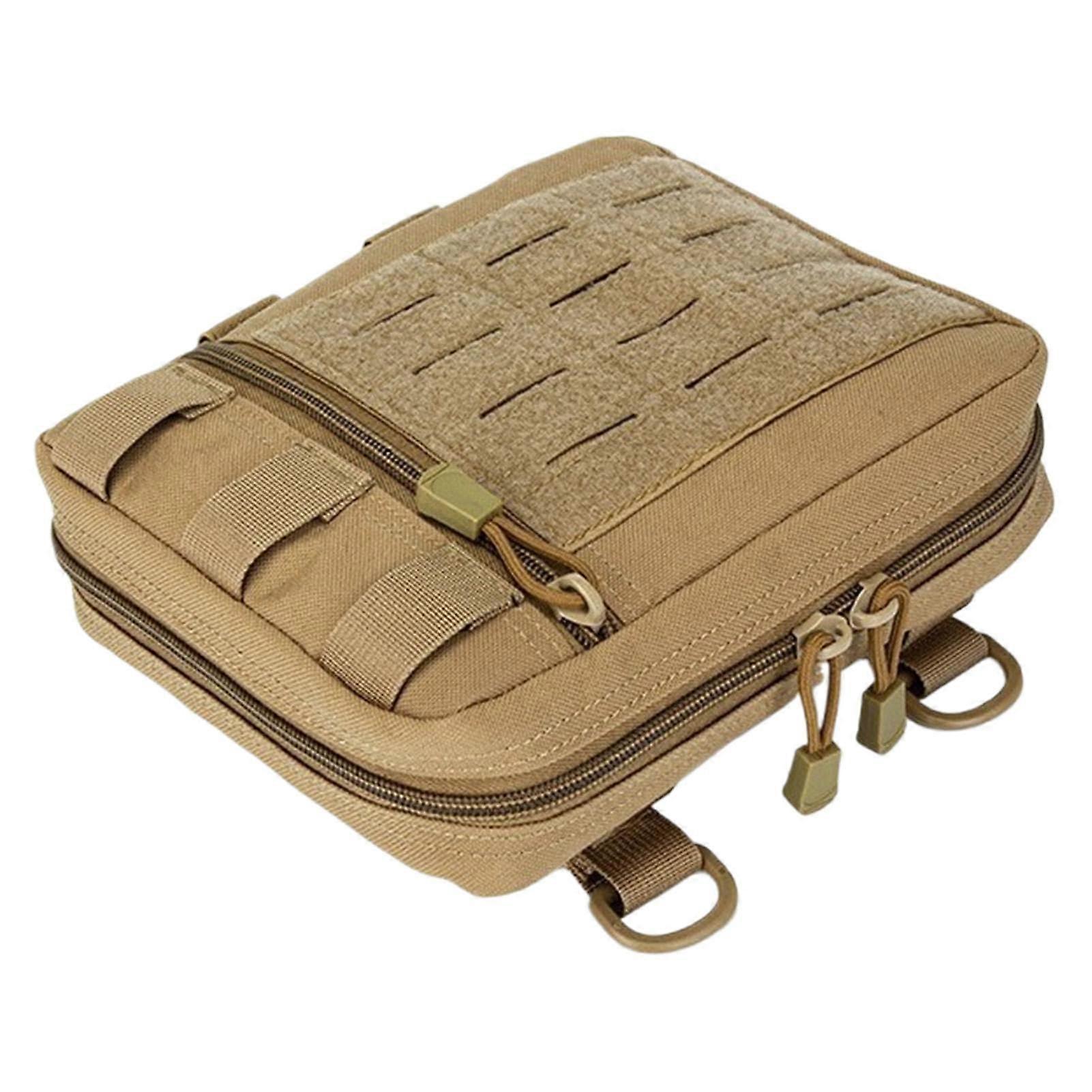 Waterproof First Aid Kit Bag with Multiple Pockets and Adjustable Straps for Camping and Travel