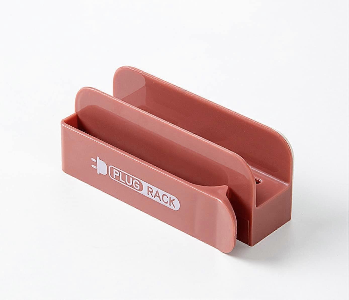 Self Adhesive Cable Organizer and Wall Mounted Plug Holder for Compact Cord Storage