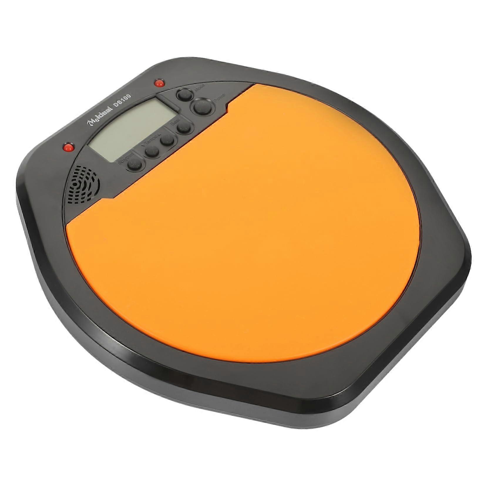 Drum Practice Pad with Builtin Metronome and Volume Control, NonSlip Base for Beginners