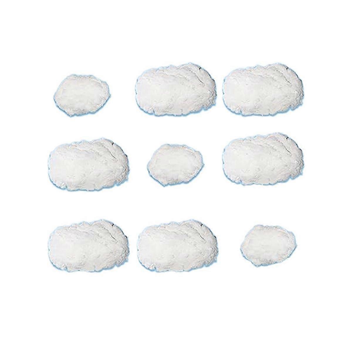 9PCS Clouds Decorations for Ceiling, Cotton Simulation Hanging Cloud Decoration, 3D Artificial Clou