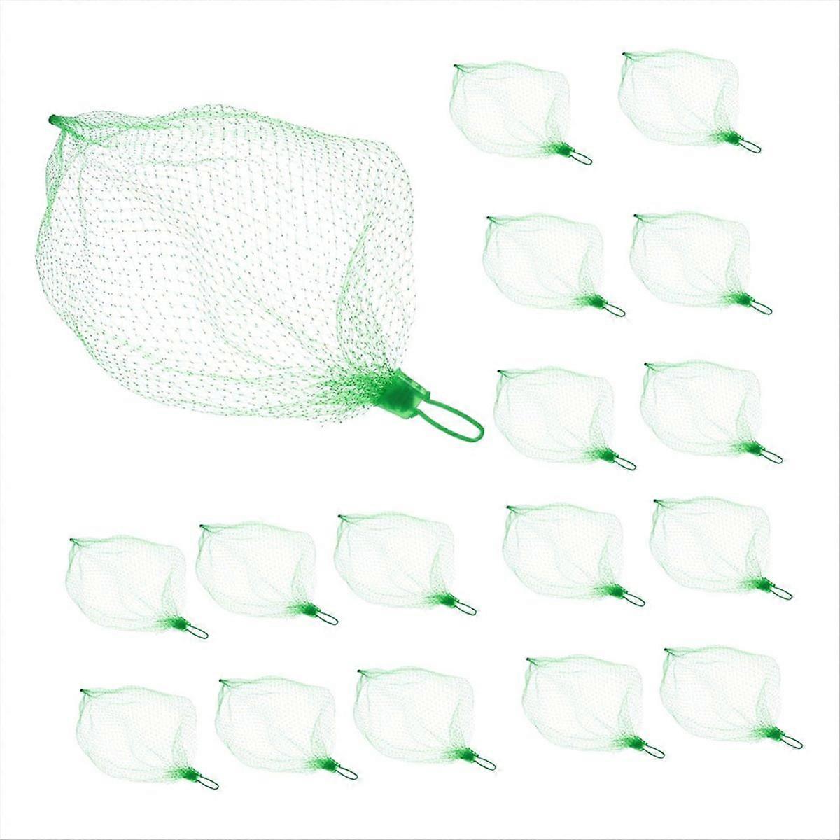 Green Plastic Storage Bag Net Bag for Vegetables Net Bag