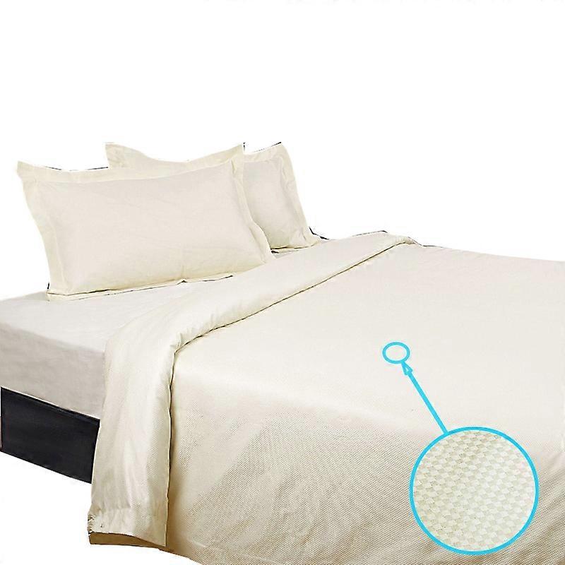 Kingtex 1350Tc Sheet Set Cream Sheets