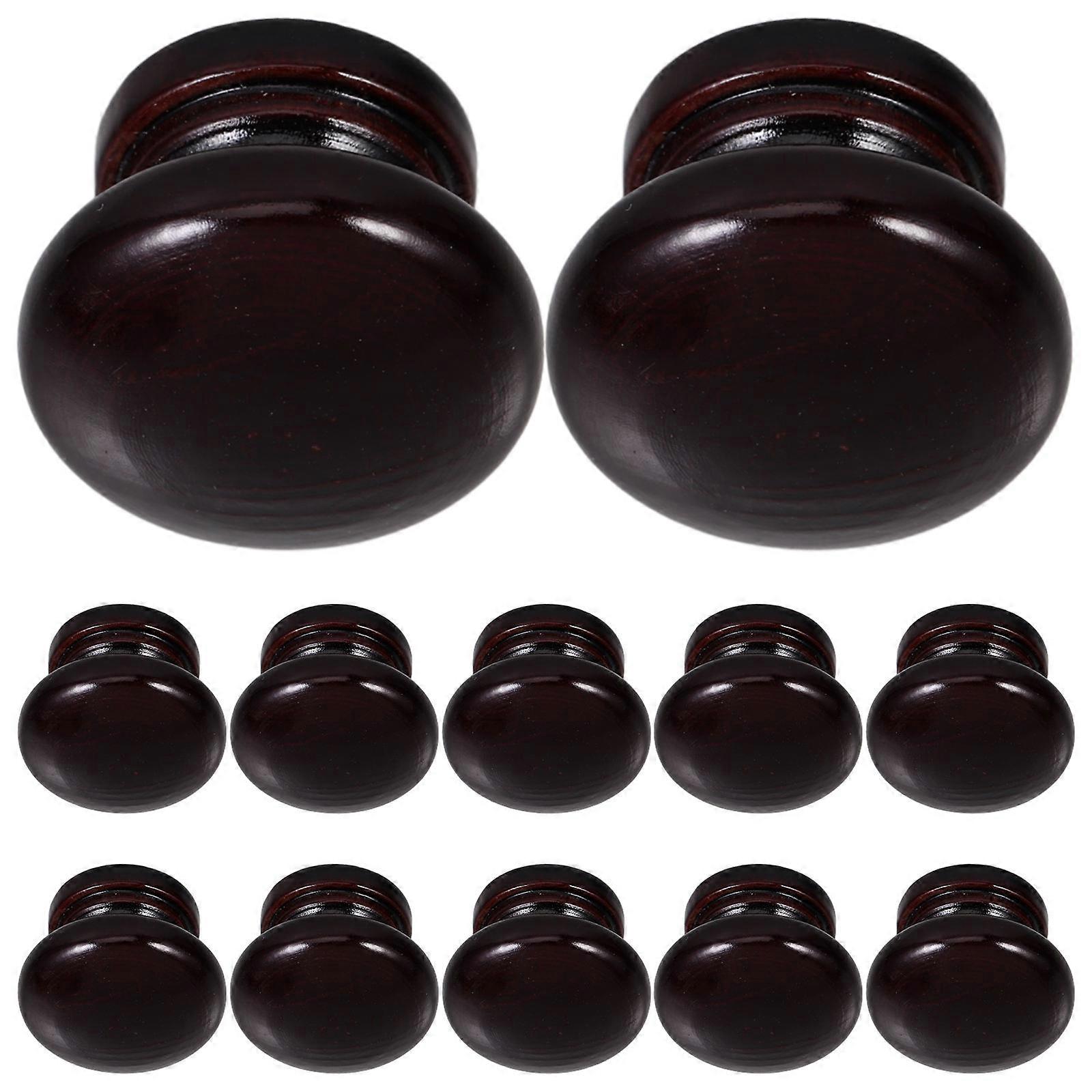 Wooden Drawer Pulls Unique Cabinet Knobs for Dresser Handles 24Pcs