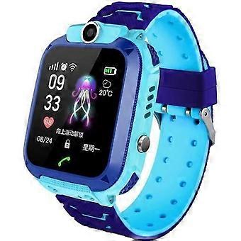 Kids Smart Watch, Kids Tracker Watch IP67 Waterproof Phone Smartwatch for Girls Boys SOS Smart Watches Blue