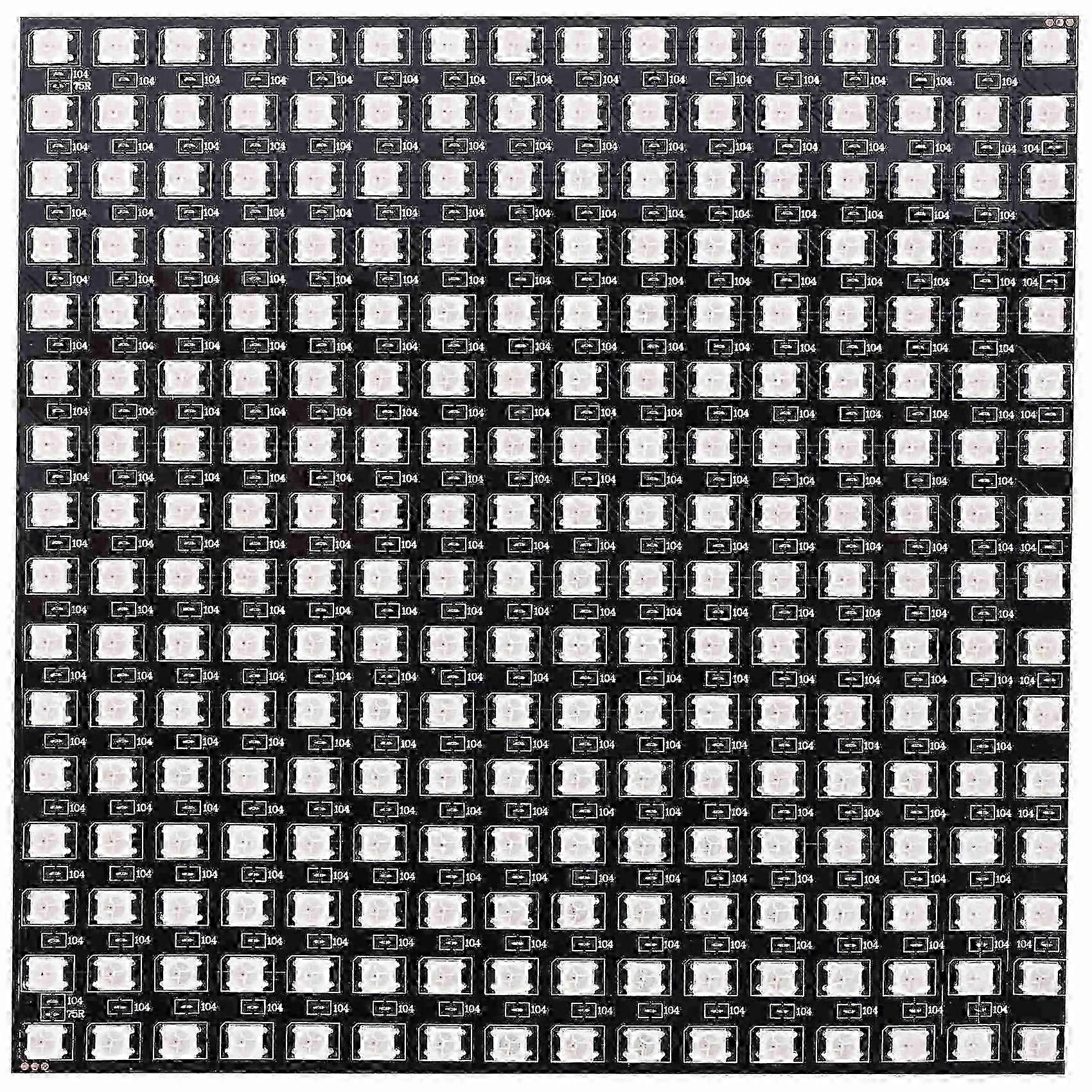 16x16 WS2812B Addressable RGB LED Panel Flexible Pixel Screen Module Light