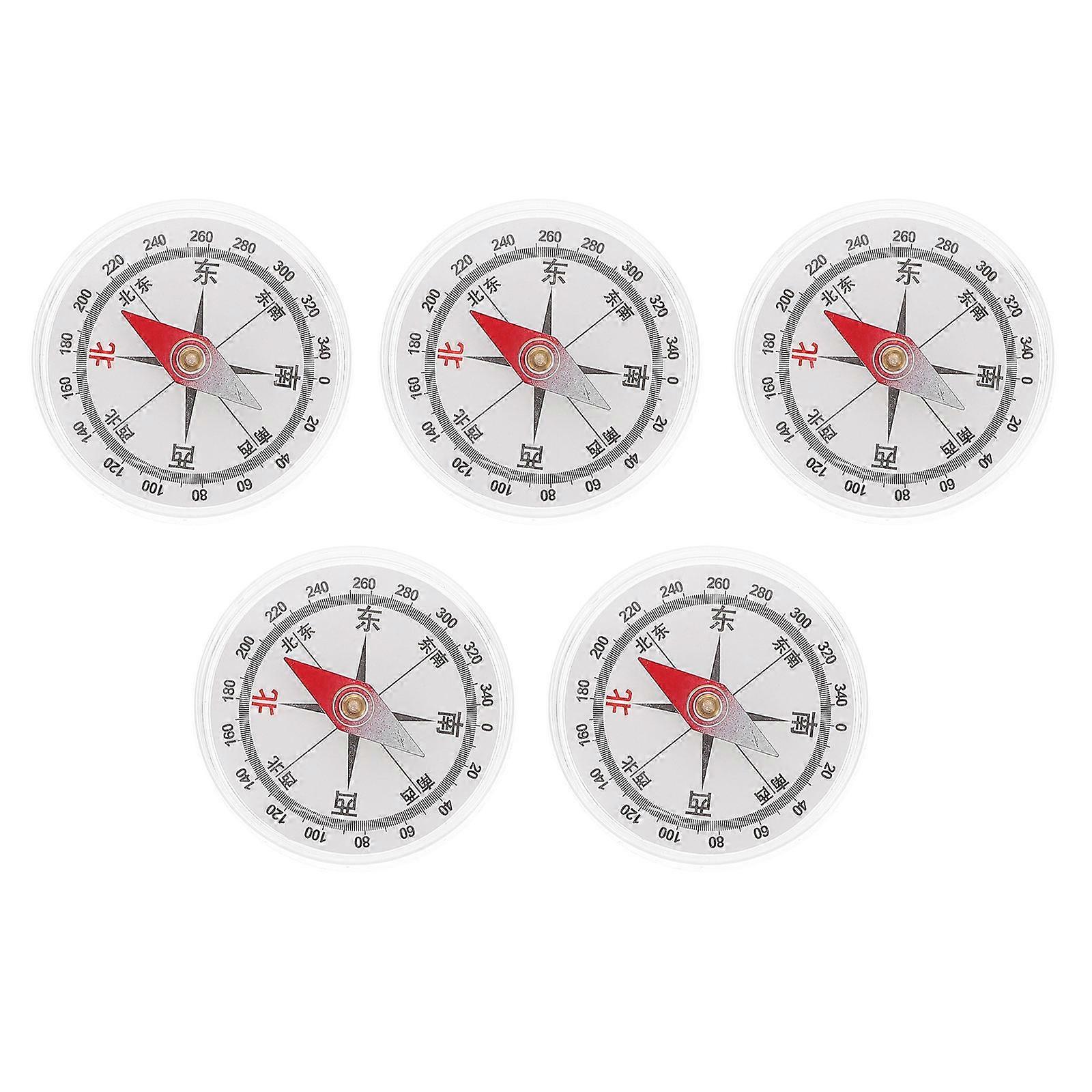 Mini Compass Durable Experiment Compass for Outdoor Use 10Pcs