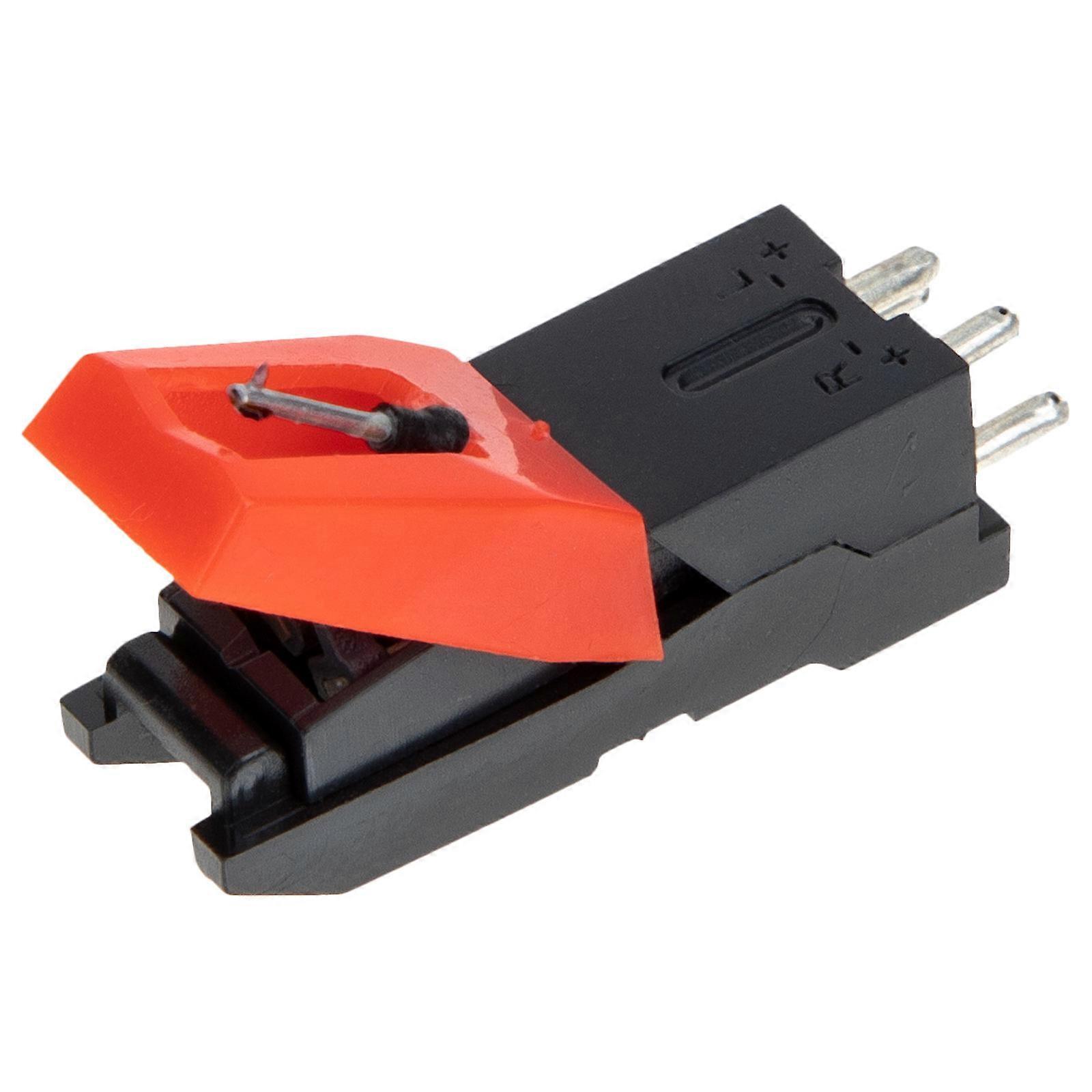 Red Phonograph Stylus for Record Player Needle Replacement