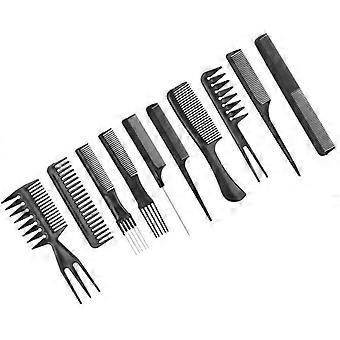 QQMORA 10pcs Hair Comb Set Soft Teeth PP Material Non-slip