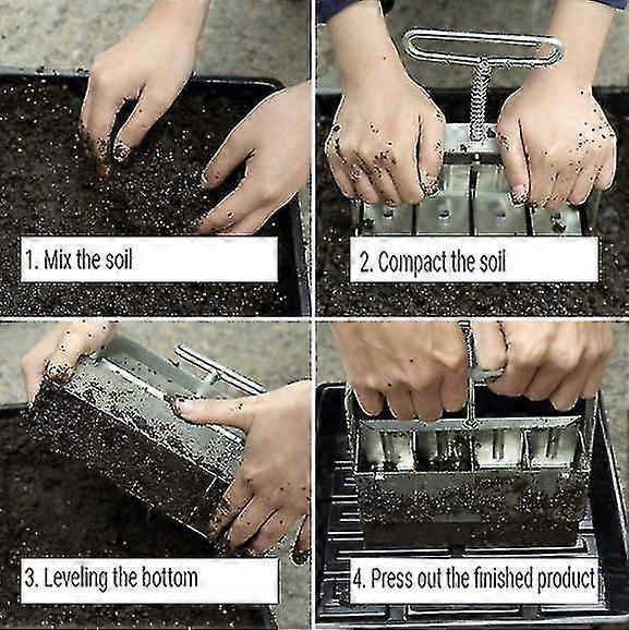 Garden Tool Seed Sowing Toolclod Maker Soil Blocker
