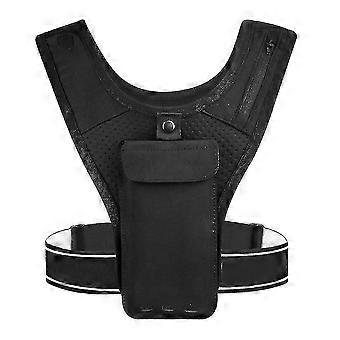 Telefoonhouder voor trainings- en hardloopvest - Ademend, duurzaam, waterbestendig - Verstelbaar S05b
