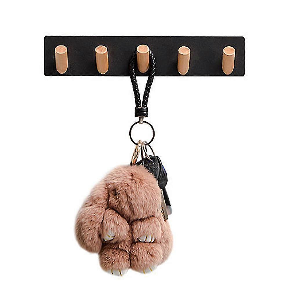 Wall Type Viscose Free Punch Key Coat Hook Rack