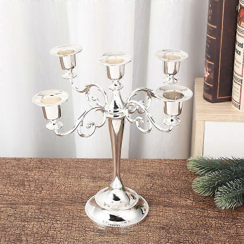 Dww-Silver Candelabras-5 Arm Candelabras
