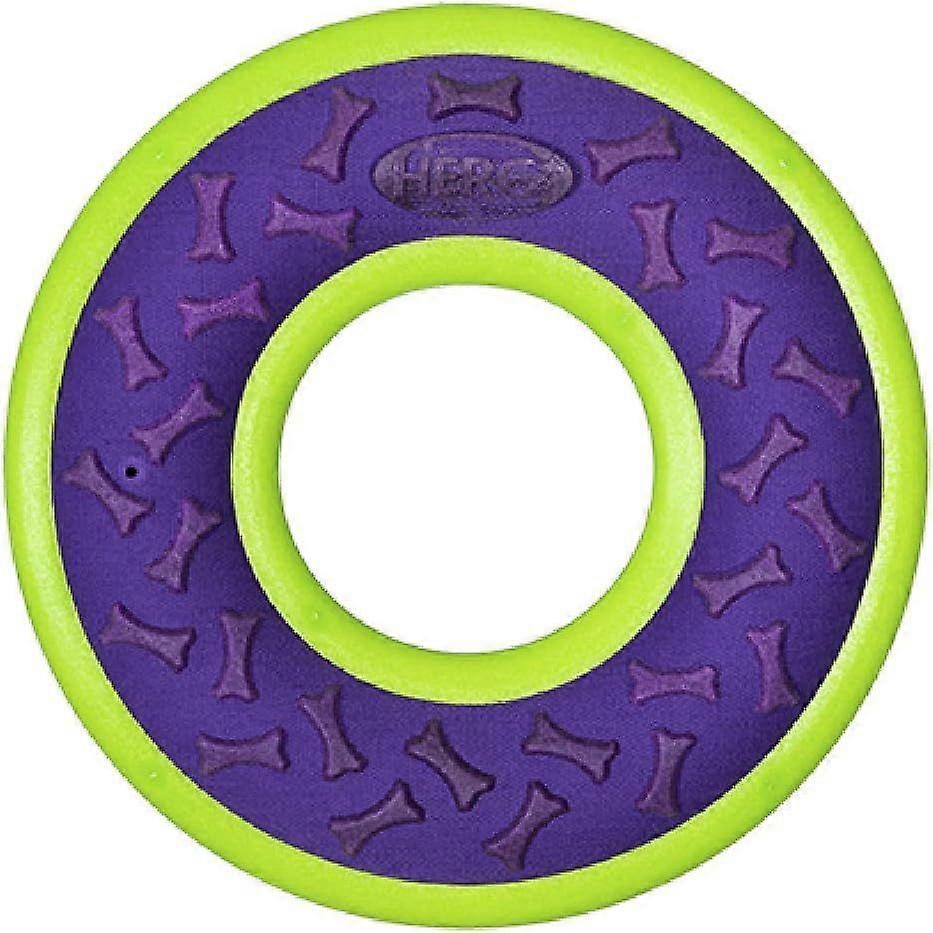 Outer Armor,Fetch Ring Dog Toy,Float and Squeak,Purple