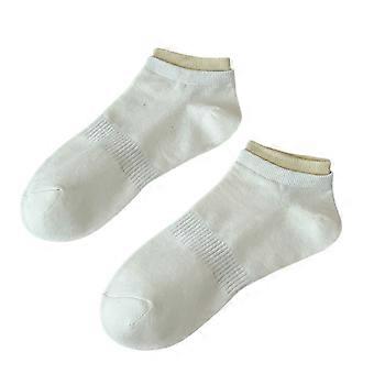 1 Paar Unisex-Socken fahler Schnitt Kein Geruch Einfarbig Hochelastisch Anti-Rutsch Atmungsaktiv Weiche Schweißabsorption Anti-Schrumpf-Sport-Baumwoll-Knöchelsocken