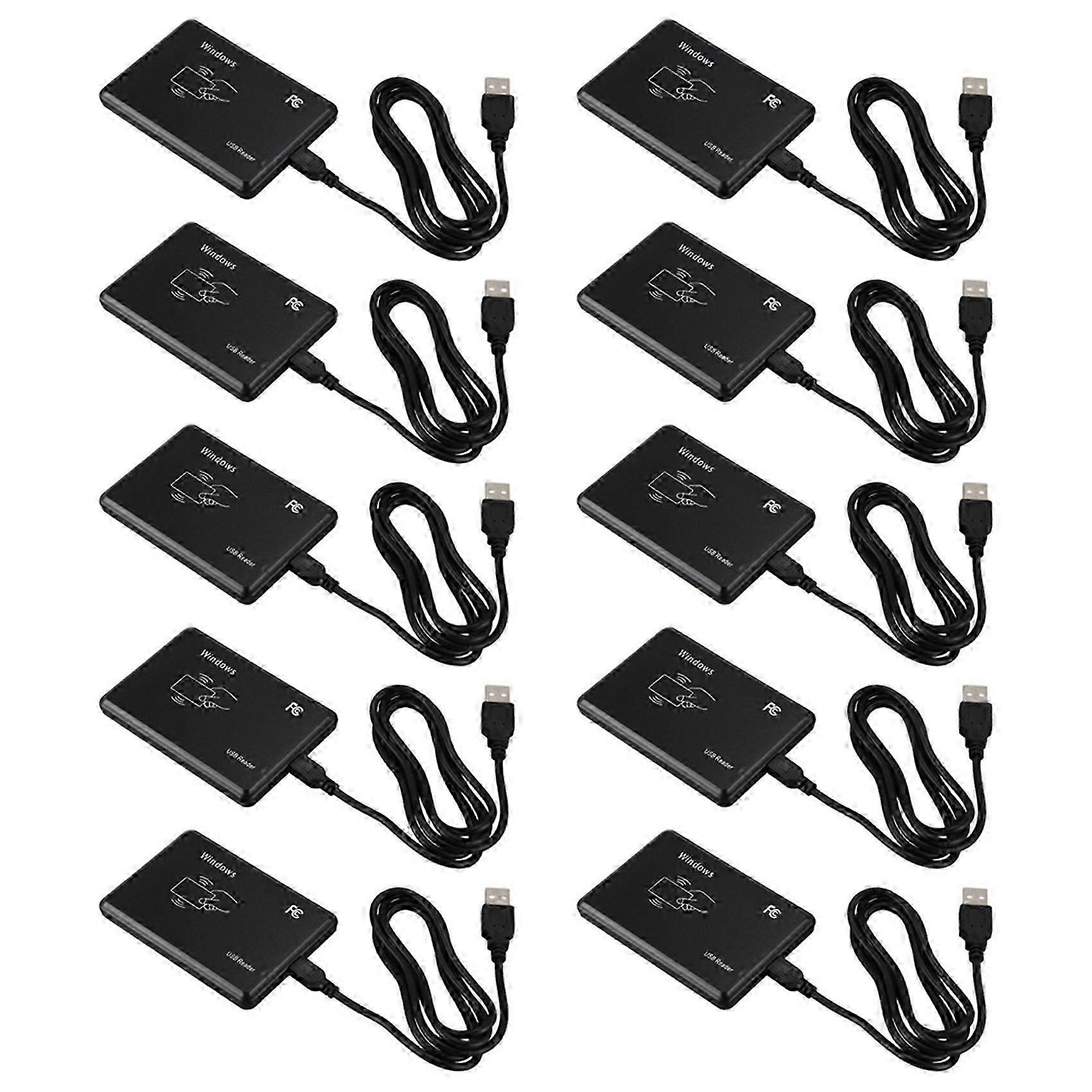10X USB RFID DeskTop ID Card Reader Contactless Card Reader