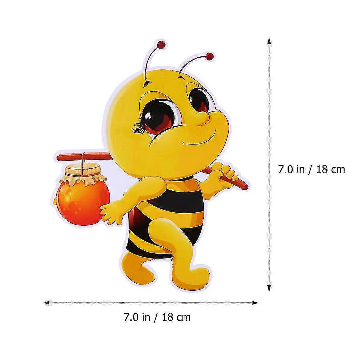 3pcs Universal Bee Pattern Car Decals Decorative Car Sticker