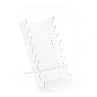 Porta pennelli per trucco in acrilico, espositore per penne, scolapiatti per pennelli da trucco, trucco/capelli/vernici LBL