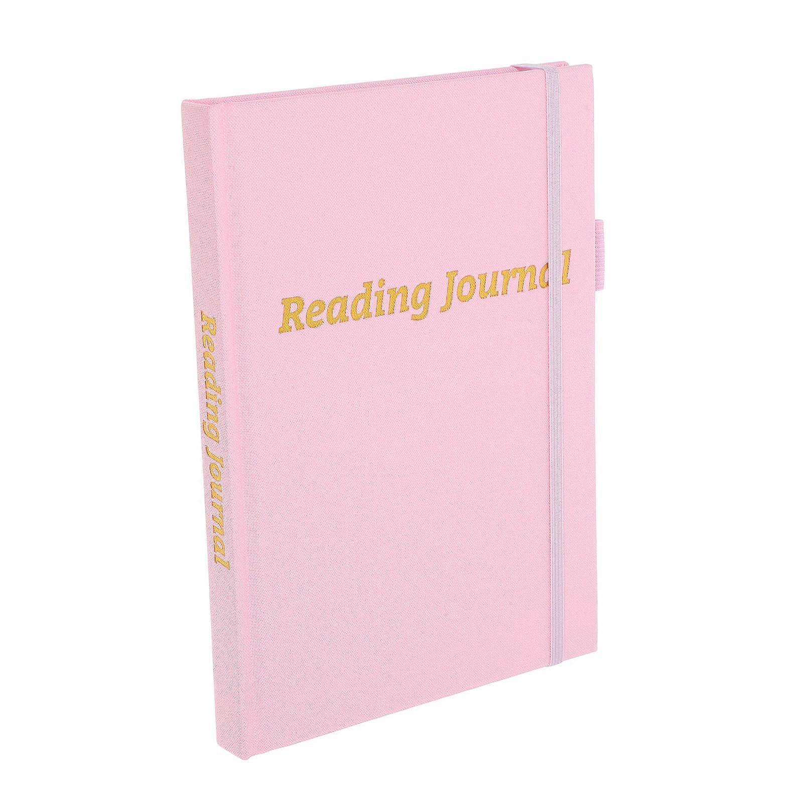 Reading Diary Book for Reading Progress Tracker A5 Linen Cover