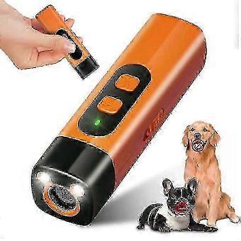 Ultrasonic Bark Control Device for Dogs, Adjustable Frequency, 30ft Range, Rechargeable with LED Light
