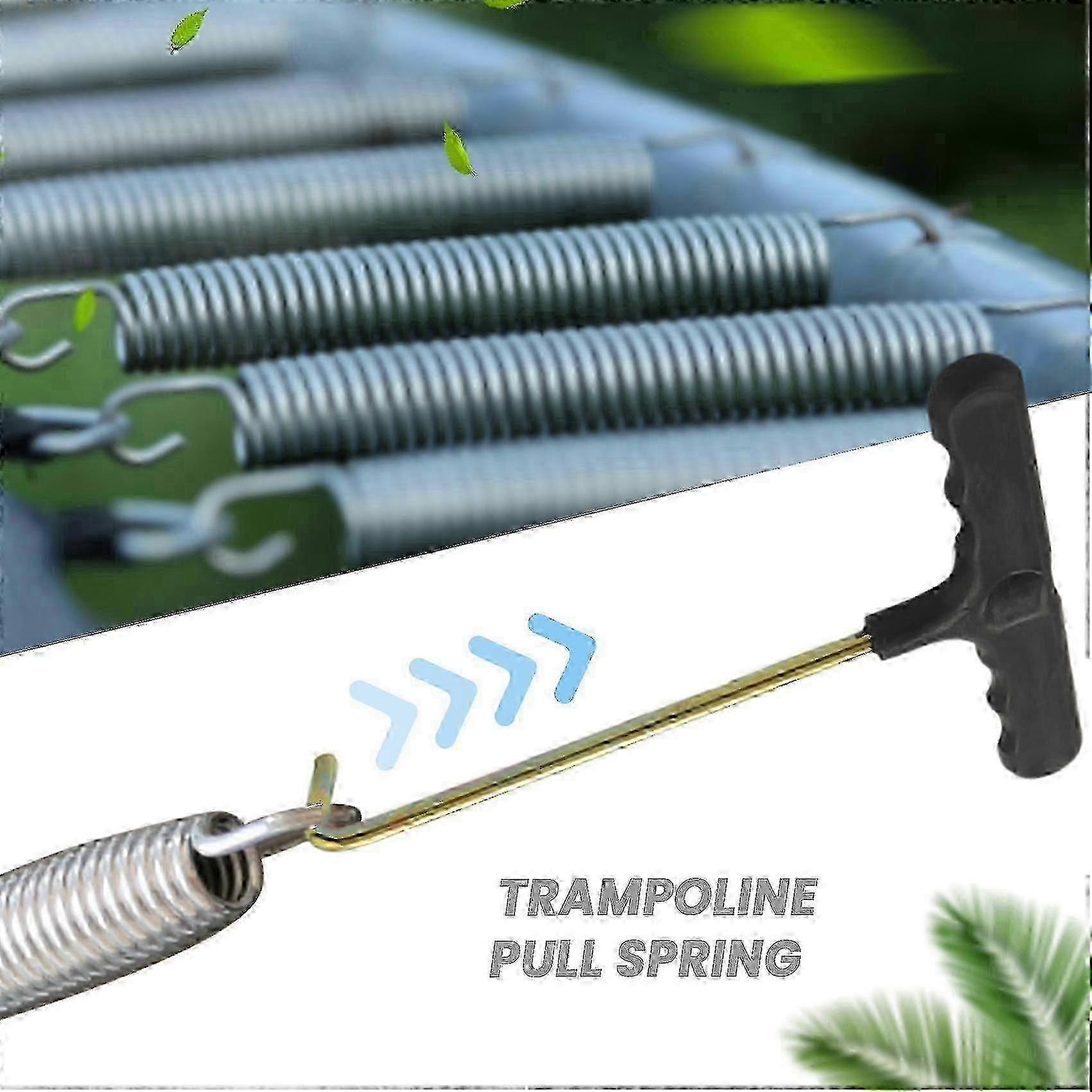 SLKXV Trampoline Spring Pull Hook, Comfortable Grip Handle, 2-Piece Set, Installation Tools
