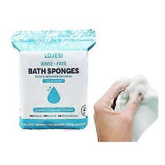 Wegwerp spoelvrije baddoekjes - 25 stuks - Alles-in-1 douchedoekjes voor eenmalig gebruik, eenvoudig bevochtigen, schuimen en drogen zonder shampoo of spoelen
