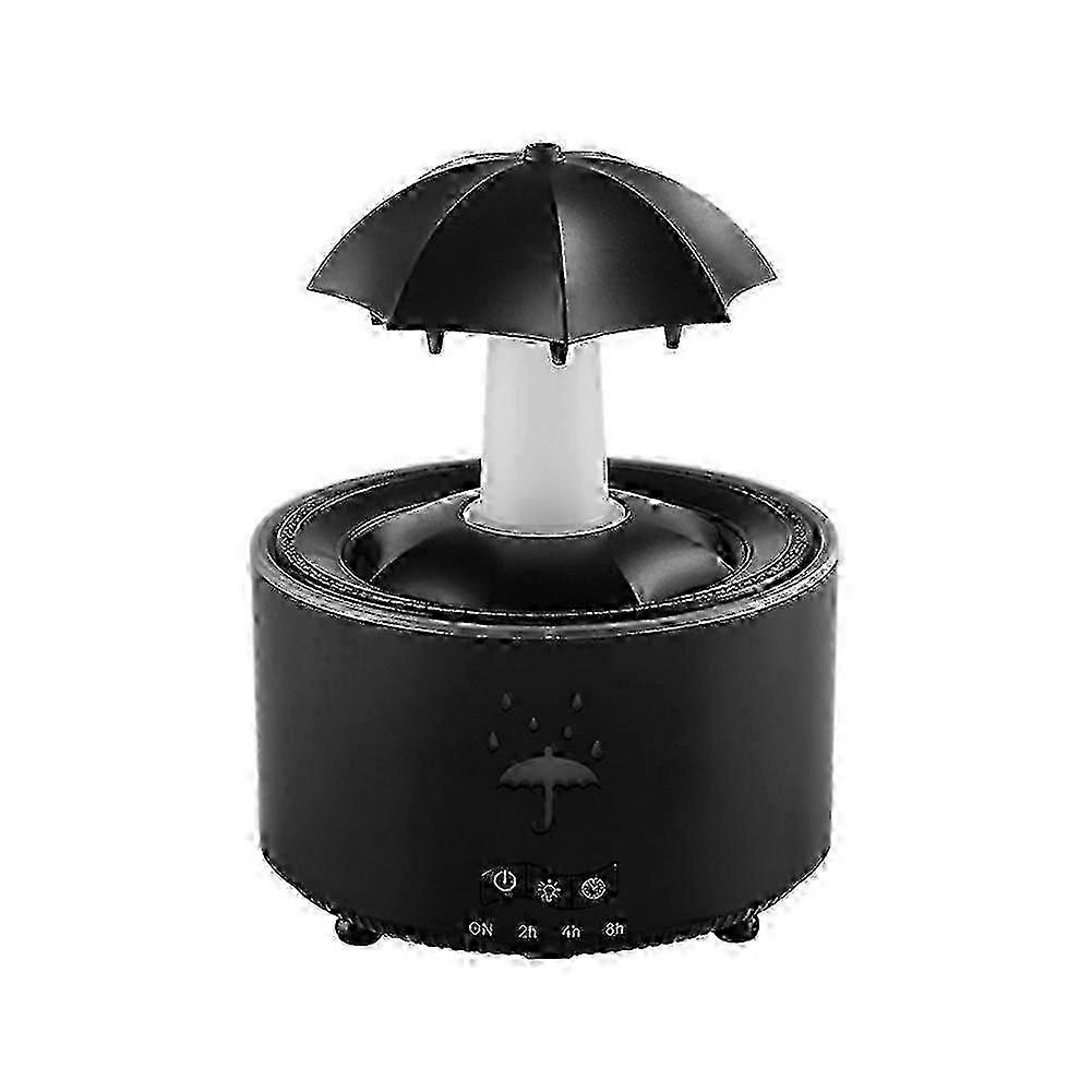 Bedroom Large-Room Raindrop Humidifier Quiet Aromatherapy Diffuser with Light EU Plug
