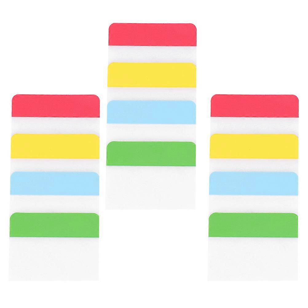 3 Sets Flags Index Tabs Sticky Notes Labels Page Marker Text Highlighter Strips