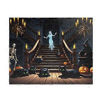 Haunted House Puzzle, Halloween Puzzle for Adults, Fun Puzzle Gift FBL-158