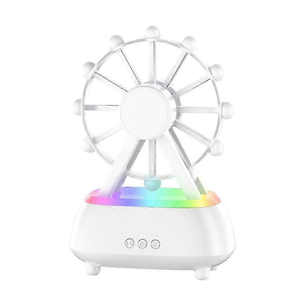 Ferris Wheel Essential Oil Diffuser with BT Speaker Aromatherapy Diffuser Noiseless Operation Suitable for Room EU Plug