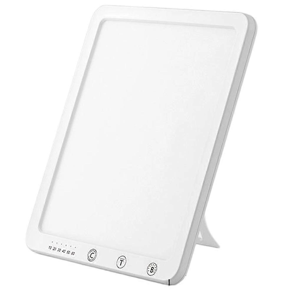 Portable LED Daylight Lamp 10000 Lux with Memory Function 6 Timer Setting 5-Level Brightness 3 Color Temperature Eu Plug