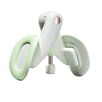 Entrenador hidráulico de músculos de piernas antideslizante para el suelo pélvico, compatible con entrenamiento de piernas y glúteos, recuperación posparto, color verde.
