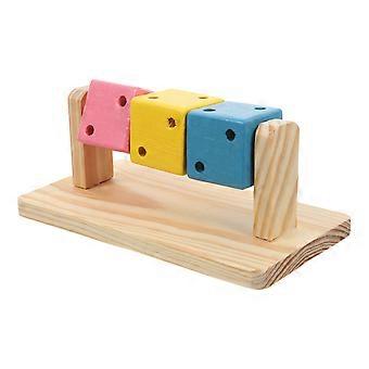 Hamsterkäfigzubehör: Kauspielzeug aus Holz für die Zahngesundheit