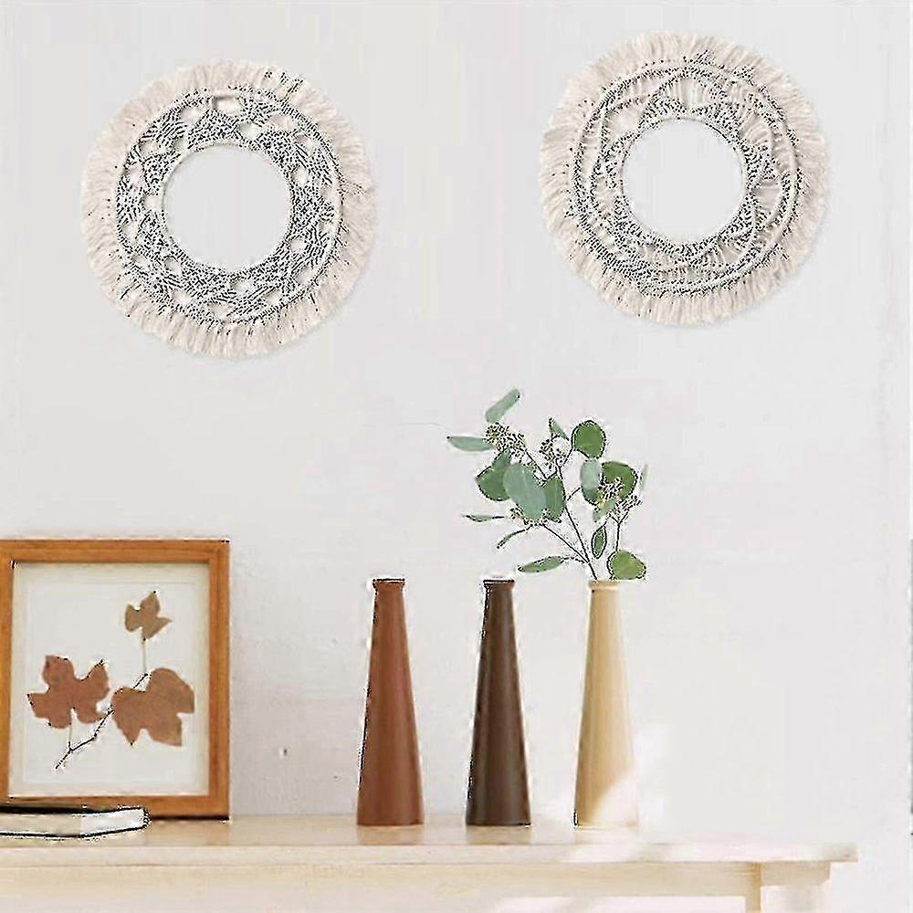 Minimalist Round Cotton Macrame Decor
