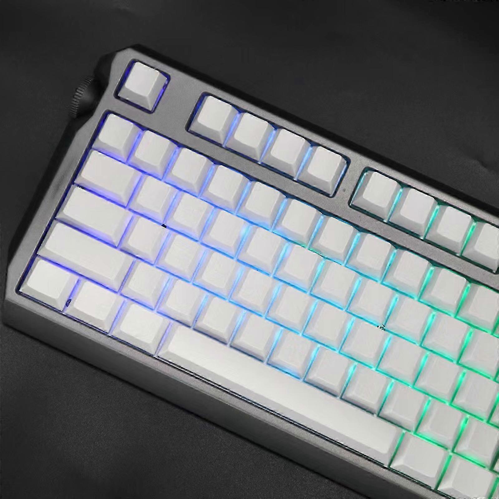 PBT White Blank Keycaps 108pk