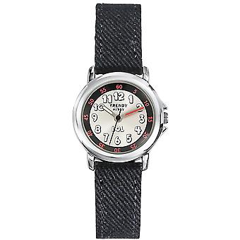 Trendy Kiddy Quartz Analog Child Watch with Nylon Kl304 Bracelet