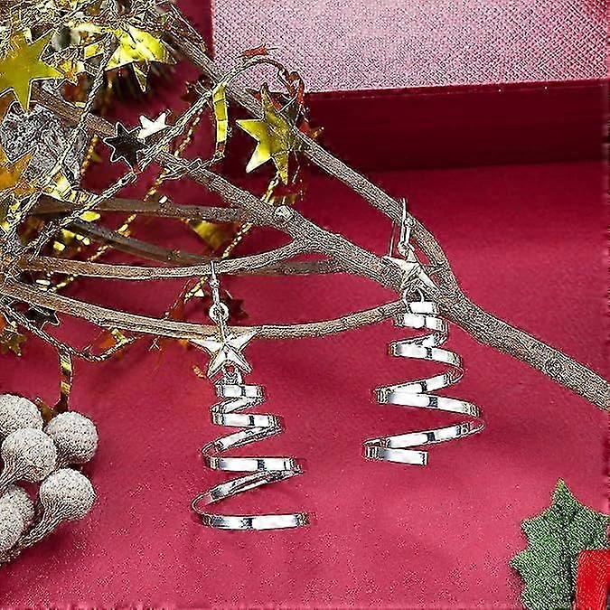 Cute Festive Elegant Christmas Tree Earrings