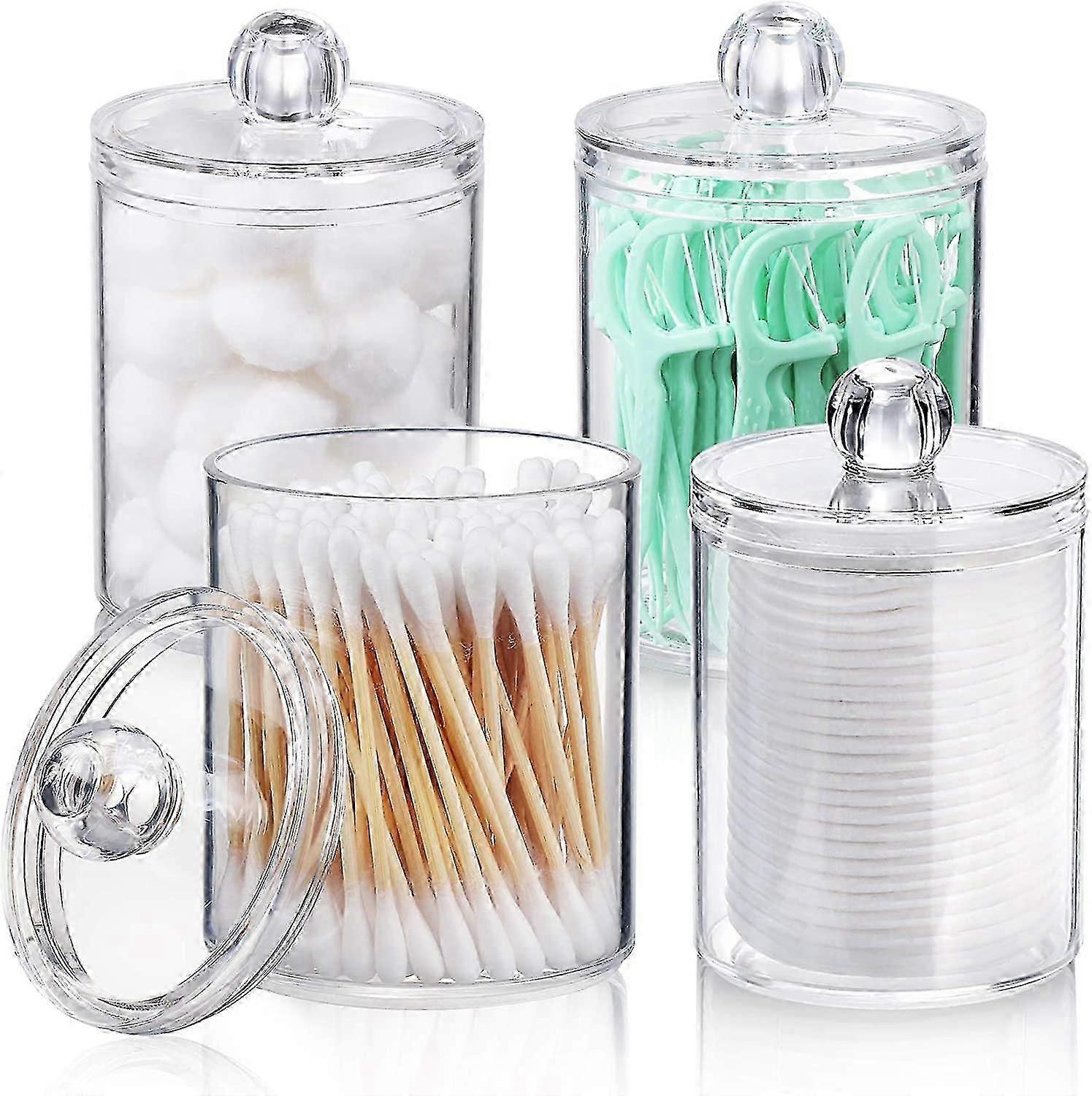 Clear 10oz Apothecary Jar Set