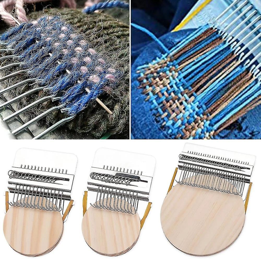 Small Loom Speedweve Type Weave Tool Stitching Mending Jeans Clothes Mending Loom Kit