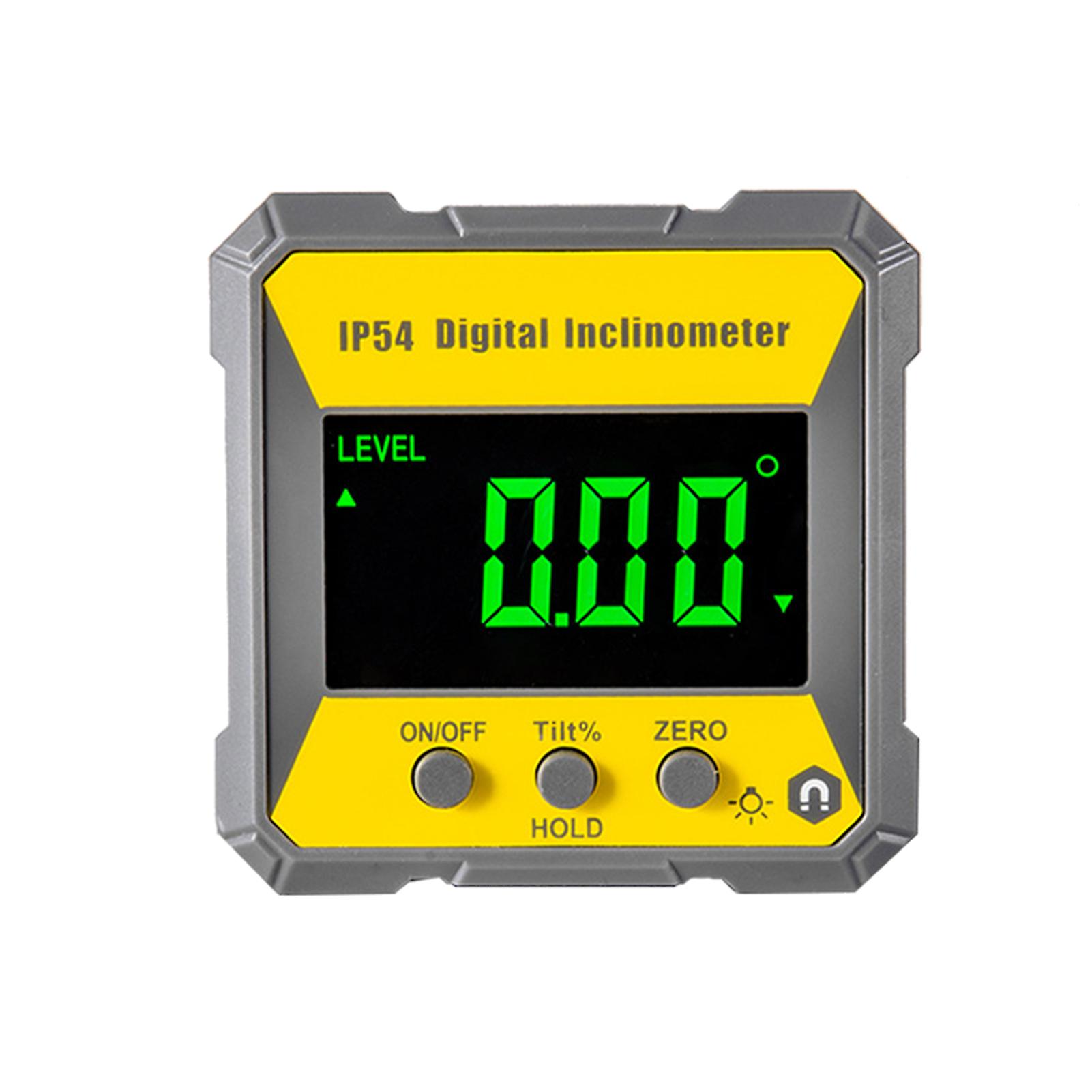 Digital Lcd Protractor Inclinometer Magnetic  Accuracy Angle Finder