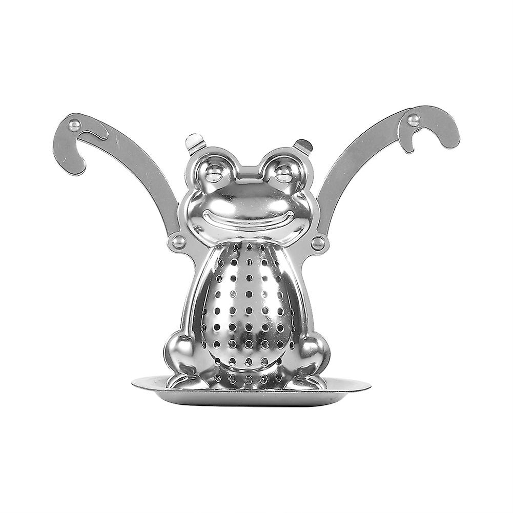 Stainless Steel Loose Tea Leaf Infuser Ball Strainer Filter Diffuser Herbal Spice Frog