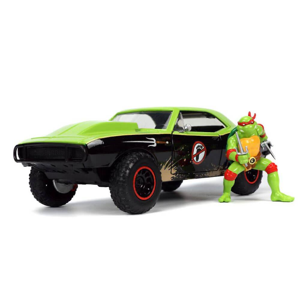 Jada Teenage Mutant Ninja Turtles 1967 Chevrolet Camaro with Raphael 1/24 Scale
