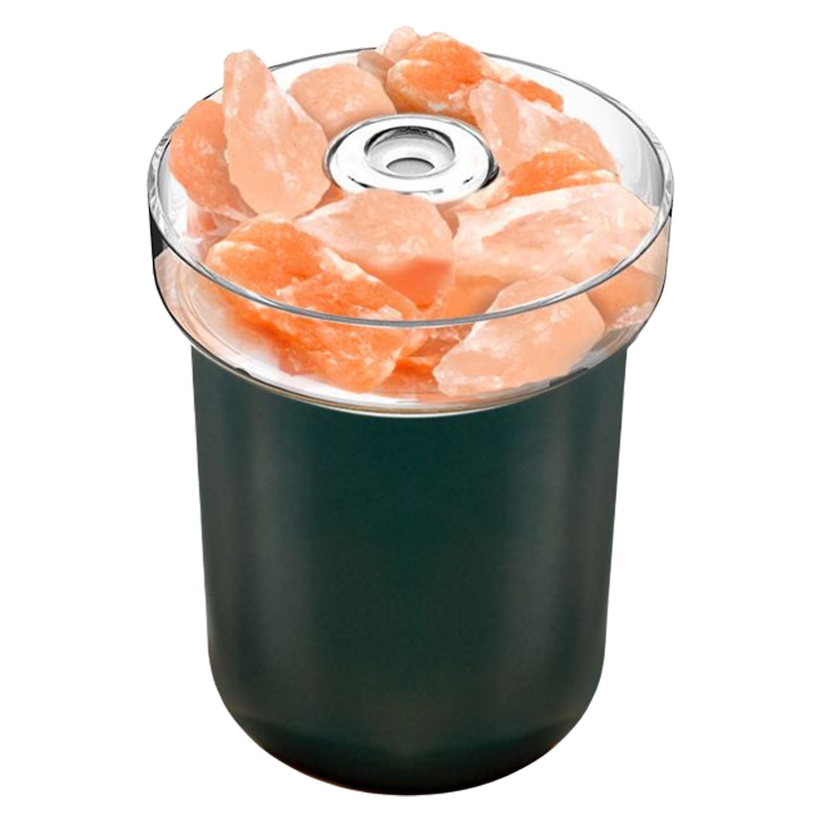 Essential Oil Diffuser Aromatherapy Himalayan Salt Lamp Cool Mist Humidifier Green