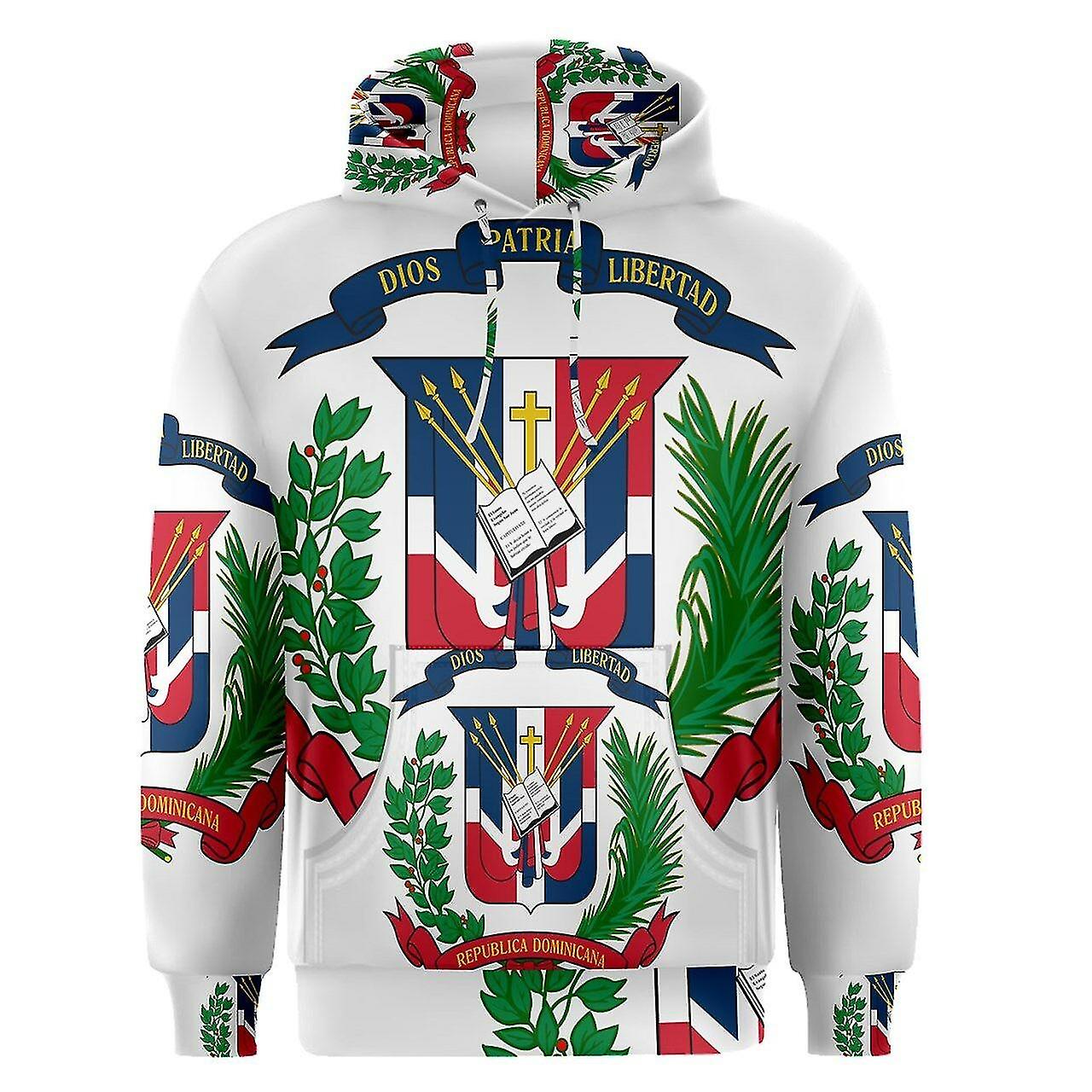 Dominican Republic Sublimated Flag Hoody