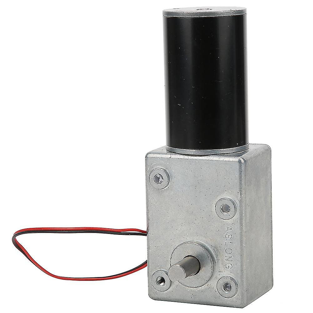 Mini Speed Reduction Motor Worm Gear Motor 24v 30w Dc For Eletrical Accessories