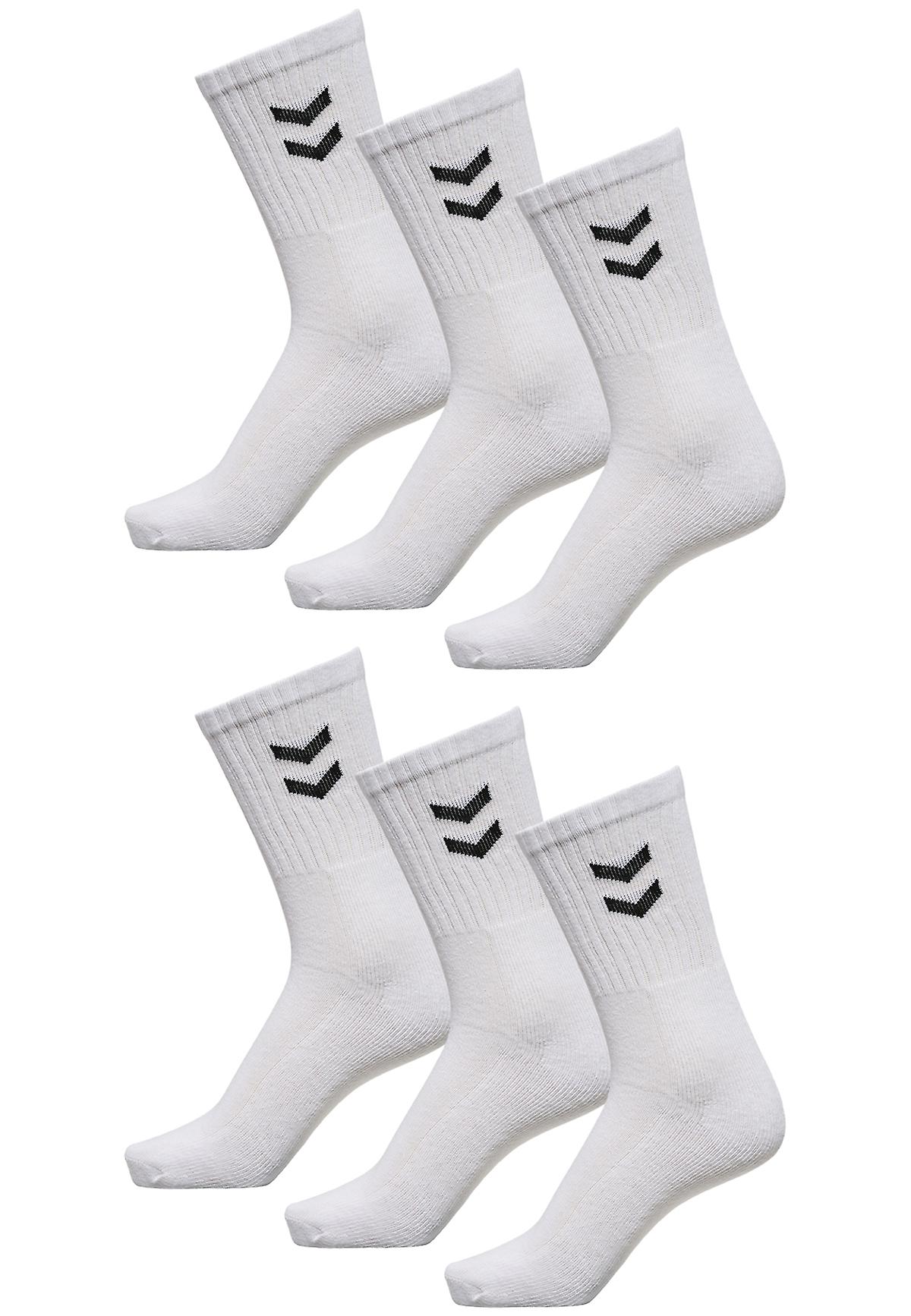 hummel Unisex Socken 6-er Stück Set Sport Freizeit Basic Socken Wadenlang NEU