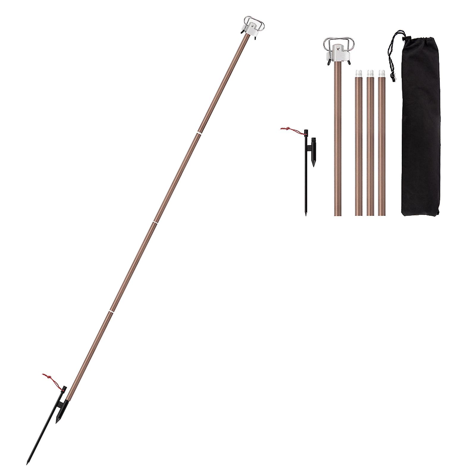 Portable Camping Folding Lamp Pole Lightweight Aluminum Lantern Stand
