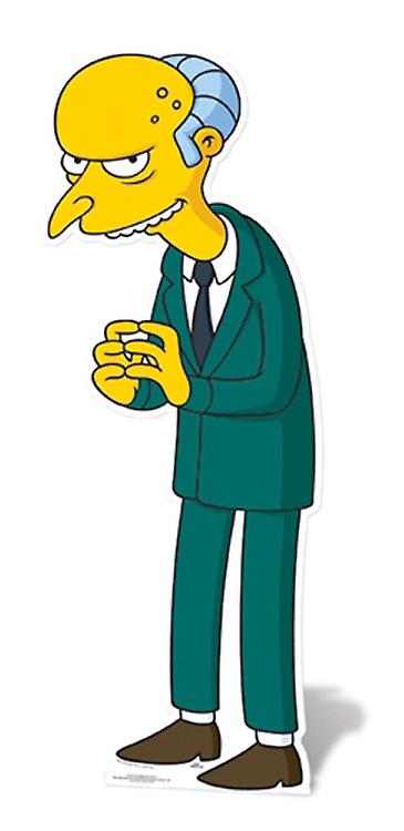 Mr Burns Lifesize Cardboard Cutout / Standee (The Simpsons)