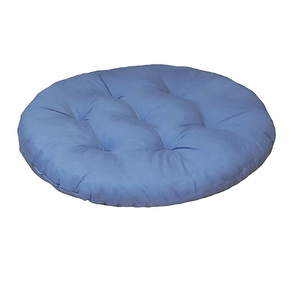 Seat Cushion Round 40 Cm (2 Pcs.) - Comfortable Chair Cushion - Round Orthopedic Seat Pad - (blue